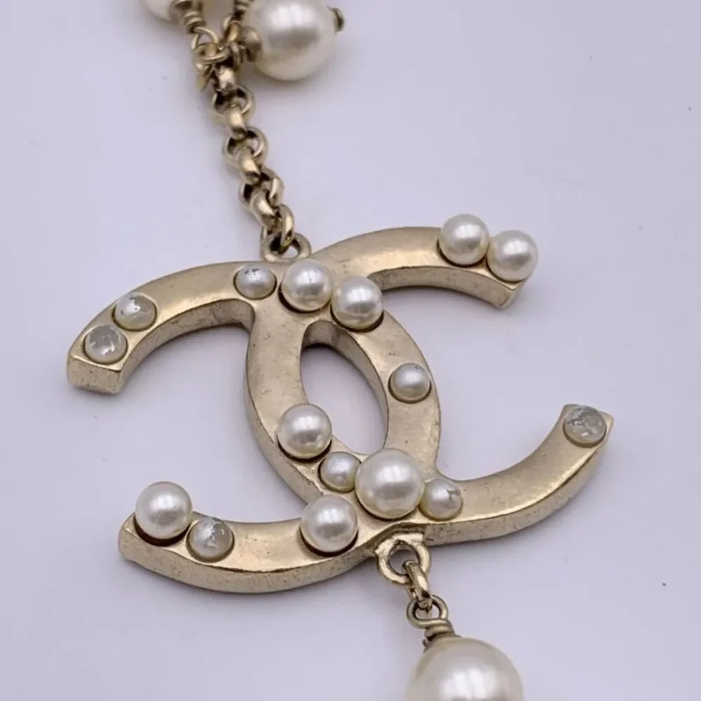 Chanel Metal Necklace CC